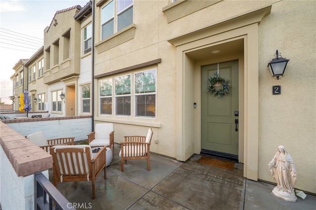 4160 S Bodega Way Unit 2, Ontario, CA 91761 - doorway to property featuring stucco siding