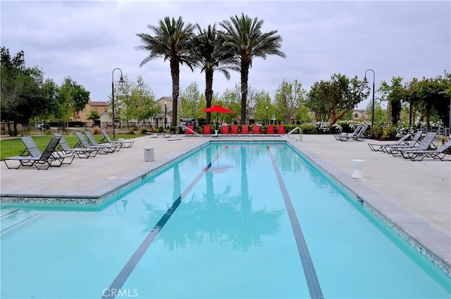 4160 S Bodega Way Unit 2, Ontario, CA 91761 - community pool featuring a patio