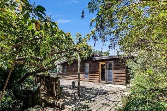 2310 Las Palomas Dr, La Habra Heights, CA 90631 - back of house with a deck