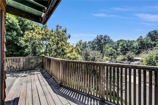 2310 Las Palomas Dr, La Habra Heights, CA 90631 - view of wooden terrace