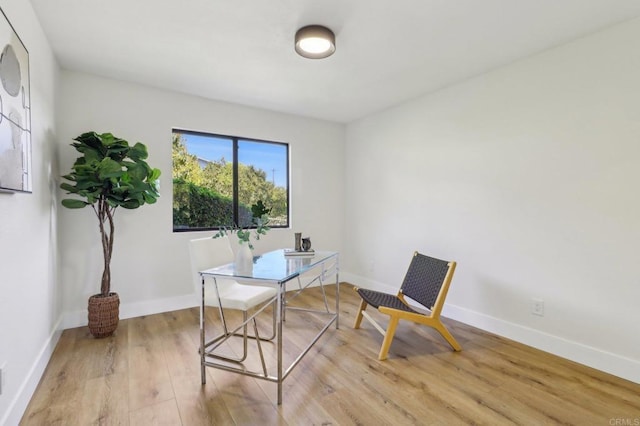 3612 Palomar Dr, Fallbrook, CA 92028 - office with light wood-style floors and baseboards