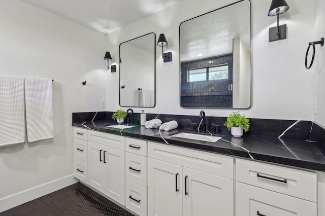 3612 Palomar Dr, Fallbrook, CA 92028 - full bathroom featuring double vanity and tile patterned flooring