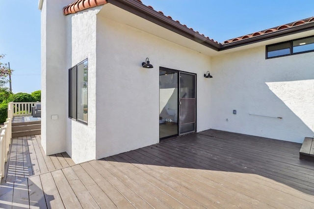 3612 Palomar Dr, Fallbrook, CA 92028 - view of wooden deck
