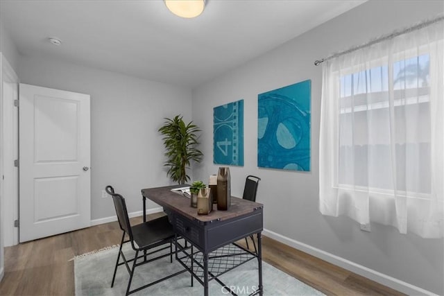 4612 W 161st St, Lawndale, CA 90260 - office featuring wood finished floors and baseboards