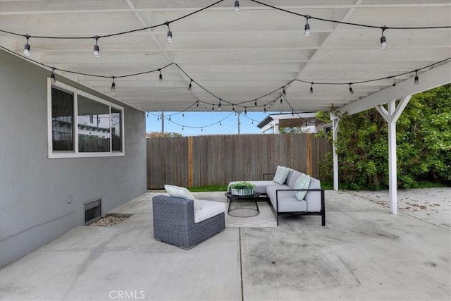 4612 W 161st St, Lawndale, CA 90260 - view of patio with an outdoor hangout area