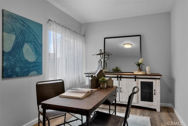 4612 W 161st St, Lawndale, CA 90260 - home office featuring wood finished floors and baseboards