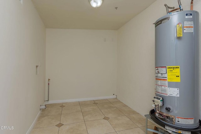 utilities featuring gas water heater
