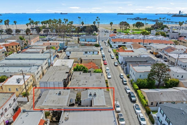 60 Bennett Ave, Long Beach, CA 90803 - bird's eye view featuring a water view