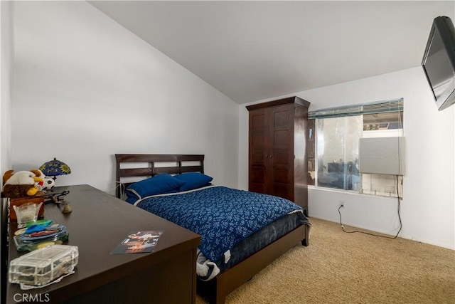 25714 Sunnyvale Ct, Menifee, CA 92584 - carpeted bedroom with lofted ceiling