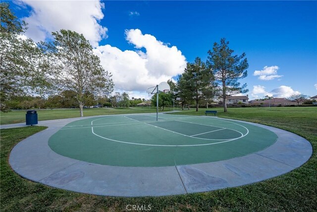 29444 Siderite Cir, Menifee, CA 92584 - view of basketball court featuring a yard and community basketball court