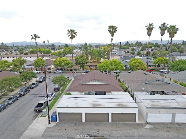 3100 Garnet Ln, Fullerton, CA 92831 - bird's eye view featuring a mountain view and a residential view