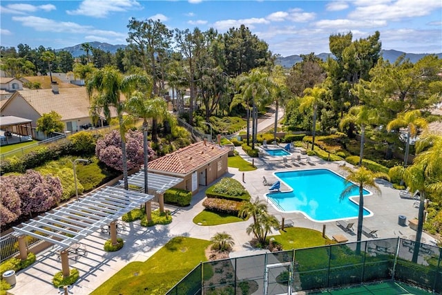 32000 Corte Sagunto, Temecula, CA 92592 - aerial view featuring a mountain view