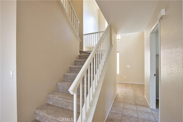 32000 Corte Sagunto, Temecula, CA 92592 - staircase featuring tile patterned flooring and baseboards