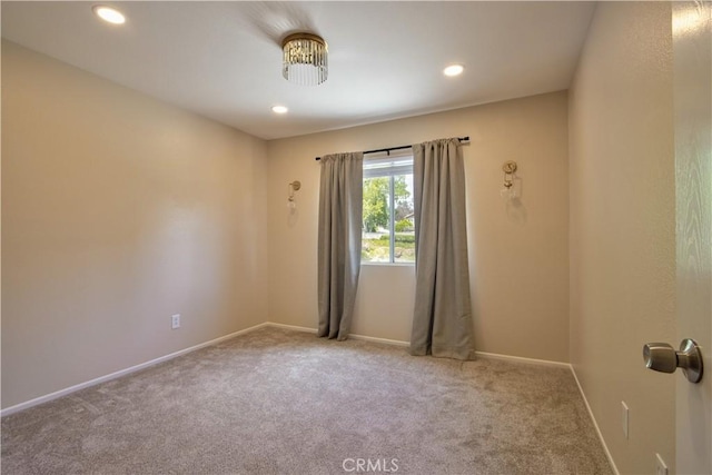 32000 Corte Sagunto, Temecula, CA 92592 - empty room featuring baseboards, carpet flooring, and recessed lighting