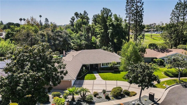 2812 Sunnywood Dr, Fullerton, CA 92835 - bird's eye view