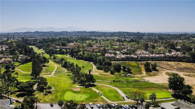 2812 Sunnywood Dr, Fullerton, CA 92835 - birds eye view of property with view of golf course, a residential view, and a mountain view