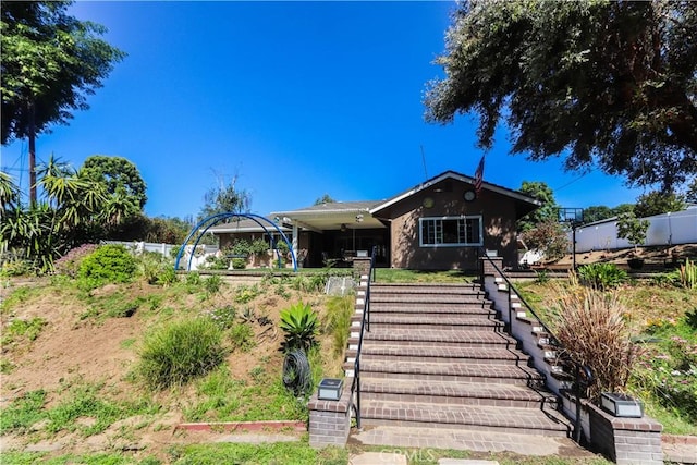 2812 Sunnywood Dr, Fullerton, CA 92835 - view of front of property featuring stairway