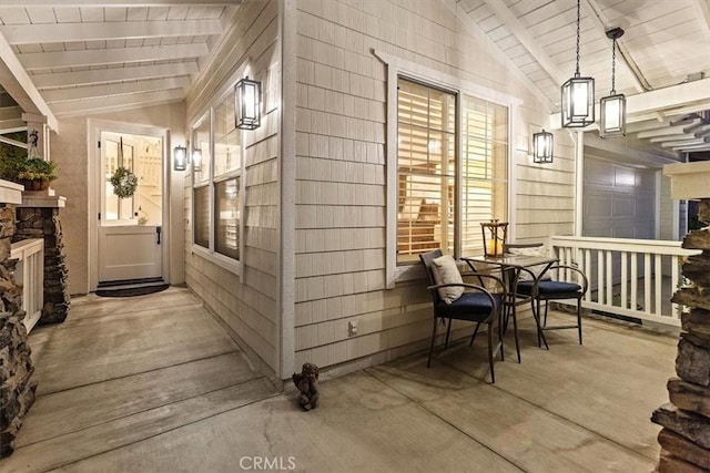 1711 Colina Terrestre, San Clemente, CA 92673 - entrance to property featuring a porch and outdoor dining area