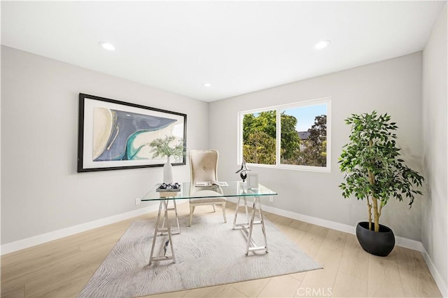12 Whitewood Way, Irvine, CA 92612 - office space featuring baseboards, recessed lighting, and wood finished floors