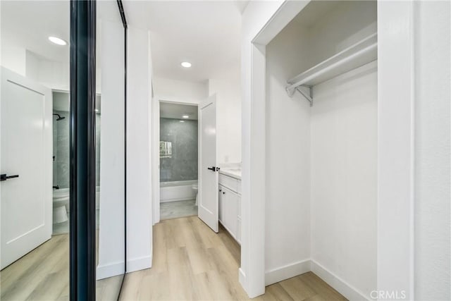 7314 Quill Dr Unit 155, Downey, CA 90242 - interior space with light wood finished floors