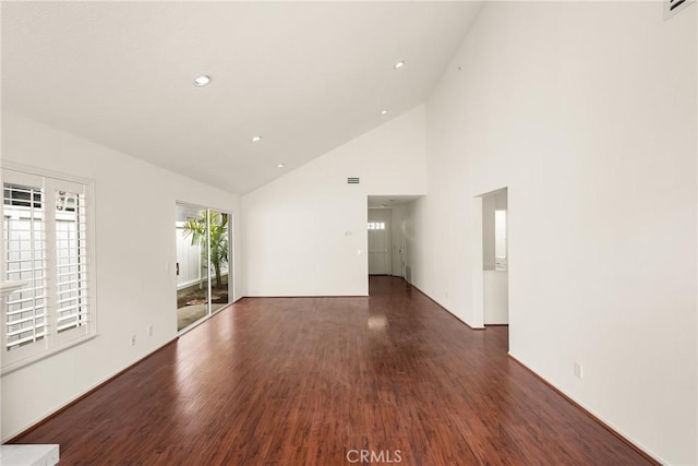2122 Via Aguila, San Clemente, CA 92673 - spare room with recessed lighting, wood finished floors, and visible vents