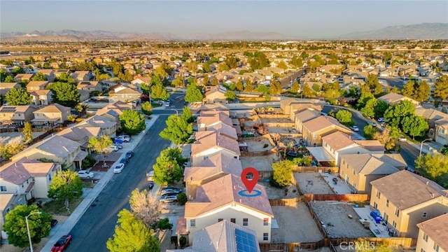 14051 Mare Ln, Victorville, CA 92394 - aerial view of residential area featuring a mountainous background
