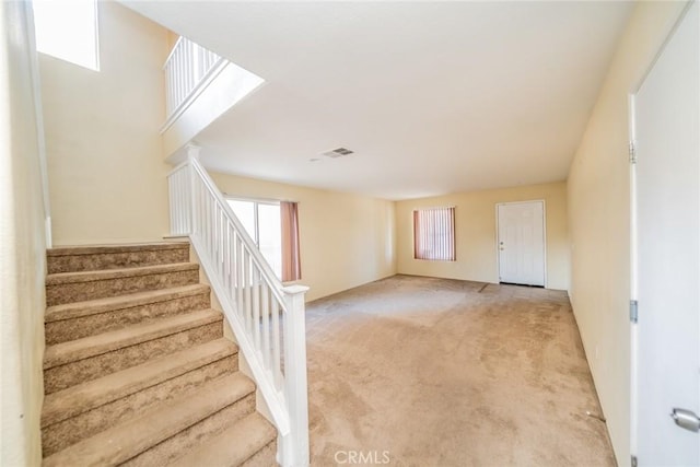 14051 Mare Ln, Victorville, CA 92394 - stairway with carpet