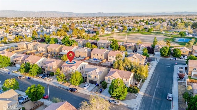 14051 Mare Ln, Victorville, CA 92394 - aerial perspective of suburban area featuring mountains