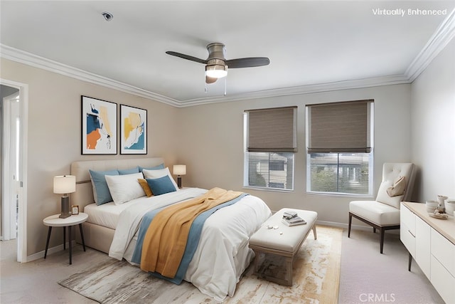 1441 Paseo Orion, San Diego, CA 92154 - bedroom with crown molding, baseboards, and light colored carpet