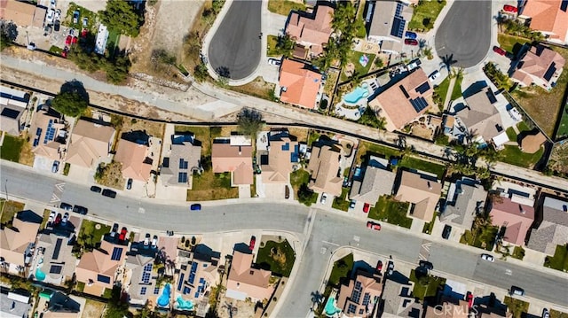 drone / aerial view featuring a residential view