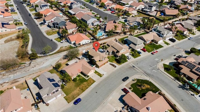 birds eye view of property featuring a residential view