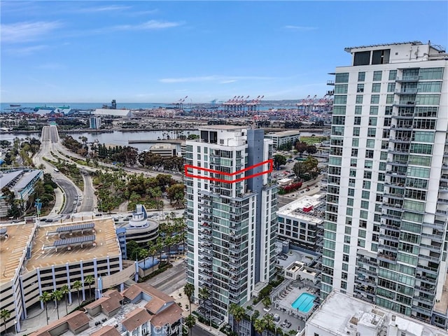 411 W Seaside Way Unit 1804, Long Beach, CA 90802 - view of urban area with a nearby body of water
