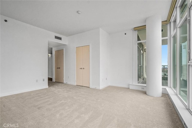 411 W Seaside Way Unit 1804, Long Beach, CA 90802 - spare room featuring light carpet, baseboards, and a smoke detector