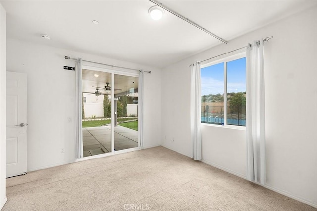 37544 River Oats Ln, Murrieta, CA 92563 - unfurnished room featuring ceiling fan and carpet floors