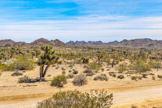 property view of mountains with view of desert