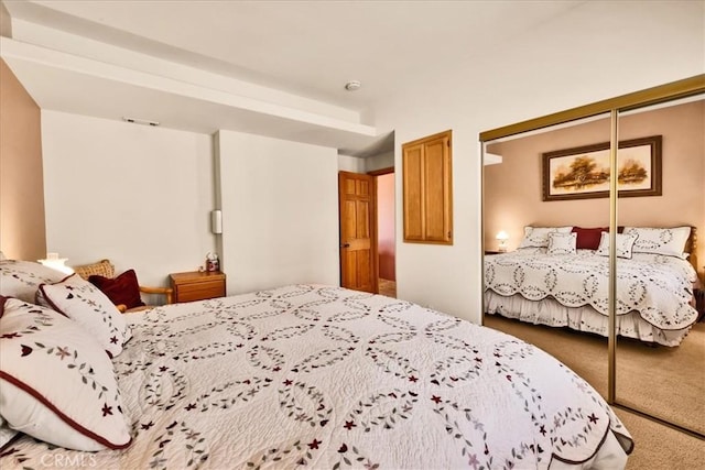 57710 Bandera Rd, Yucca Valley, CA 92284 - bedroom featuring carpet floors and a closet