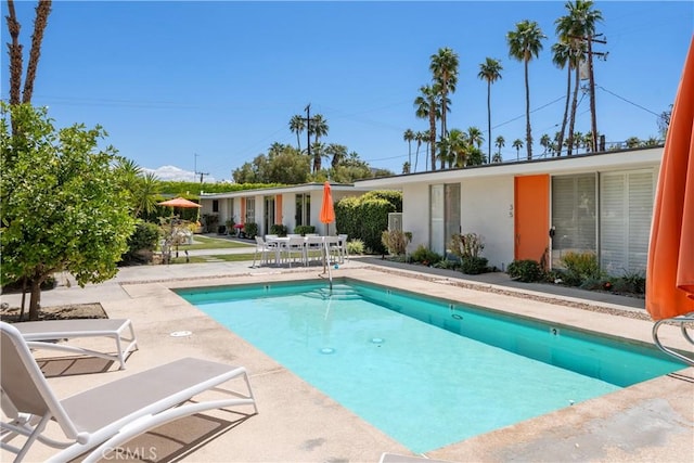 pool featuring a patio