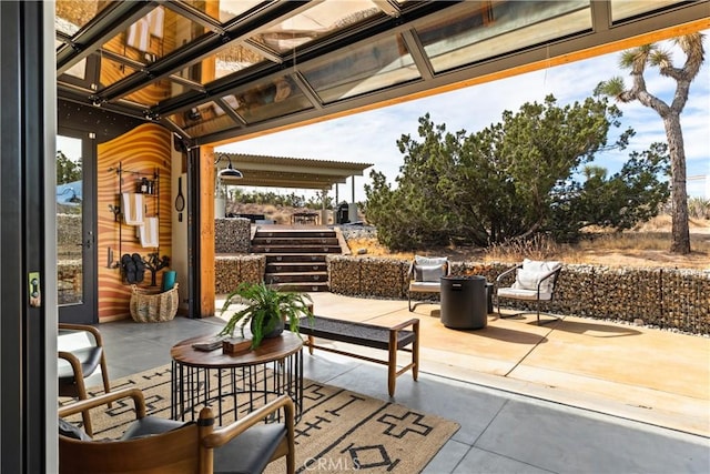 view of patio