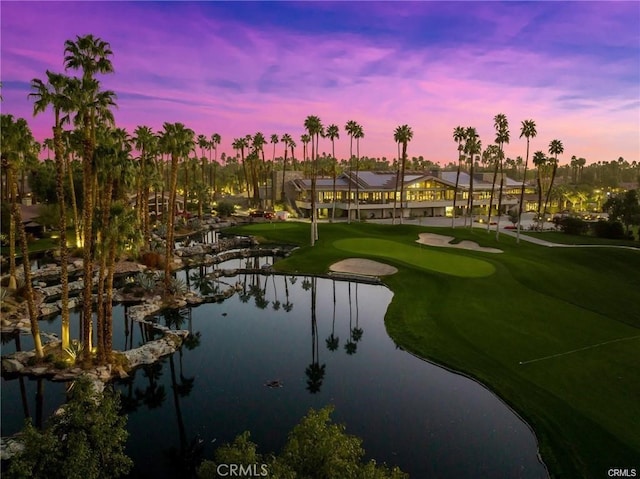 283 Wild Horse Dr, Palm Desert, CA 92211 - exterior space featuring view of golf course and a water view