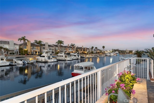 water view with a residential view