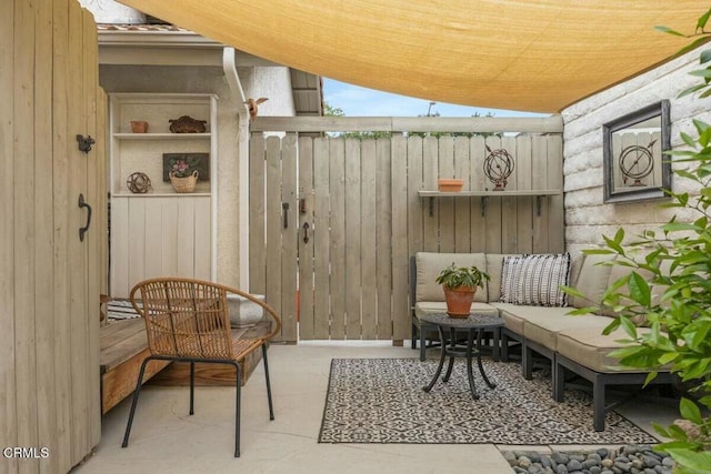 614 Crestview Dr, Ojai, CA 93023 - view of patio / terrace with outdoor lounge area