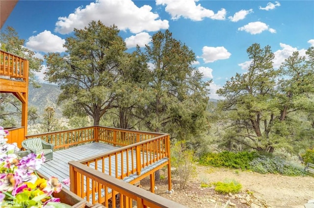 2116 Ironwood Ct, Pine Mountain Club, CA 93222 - view of wooden deck