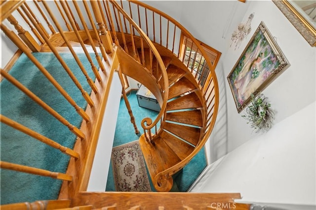 2116 Ironwood Ct, Pine Mountain Club, CA 93222 - stairs with a high ceiling