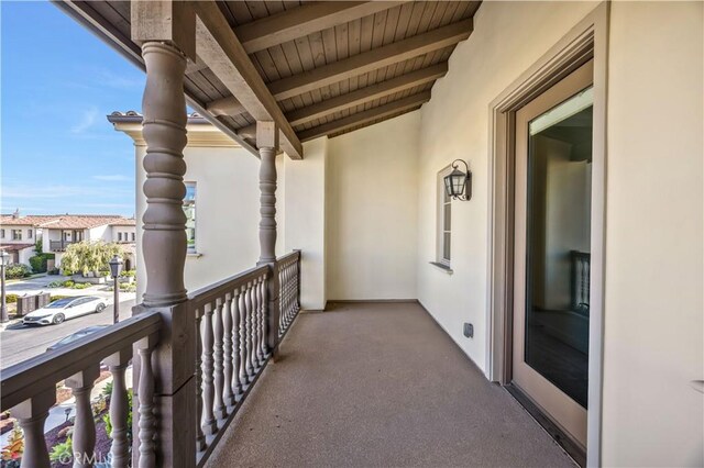 116 Via Bilbao, San Clemente, CA 92672 - balcony with central AC unit