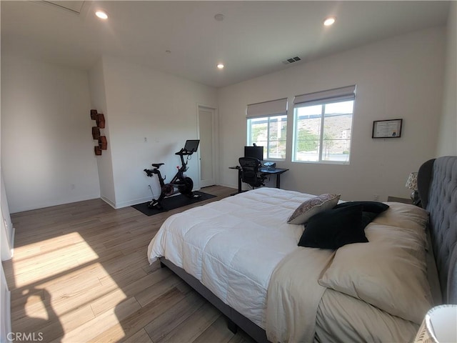 27078 Painted Sky Way, Valencia, CA 91381 - bedroom with wood finished floors, recessed lighting, and baseboards