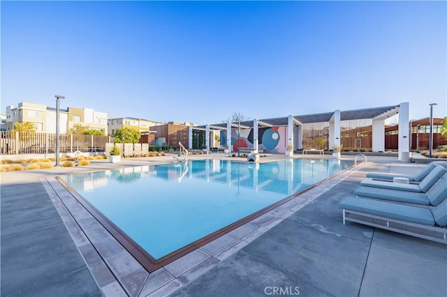 27078 Painted Sky Way, Valencia, CA 91381 - community pool featuring fence and a residential view