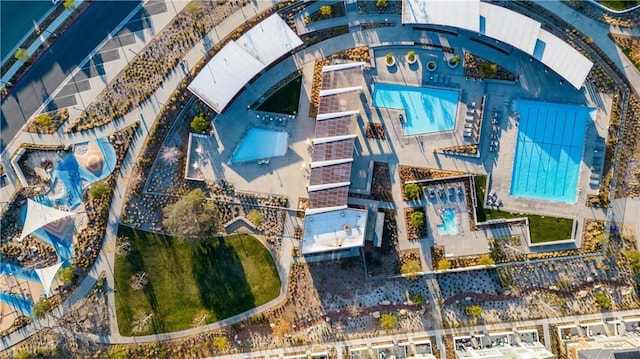 27078 Painted Sky Way, Valencia, CA 91381 - bird's eye view of a pool