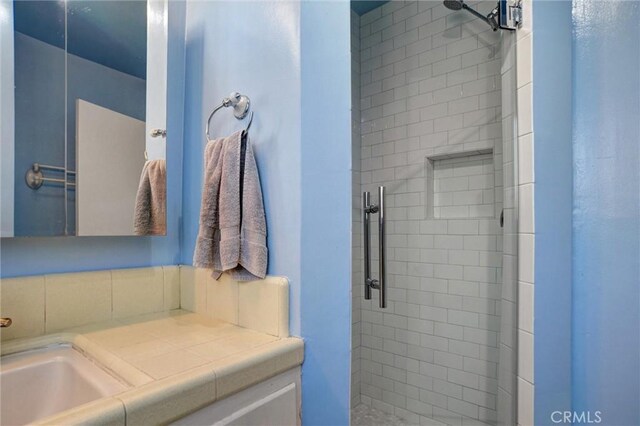 4343 Finley Ave Unit 35, Los Angeles, CA 90027 - full bathroom with a stall shower and vanity