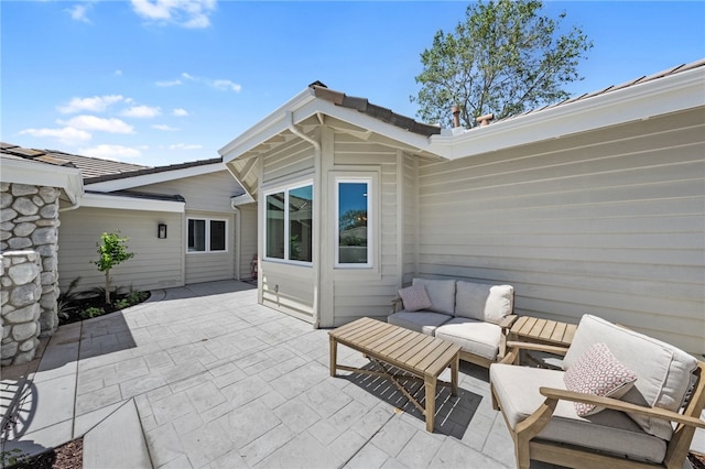38101 Stone Meadow Dr, Murrieta, CA 92562 - view of patio / terrace with outdoor lounge area