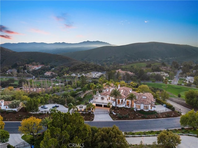 1090 Vista Ridge Ln, Westlake Village, CA 91362 - drone / aerial view of mountains